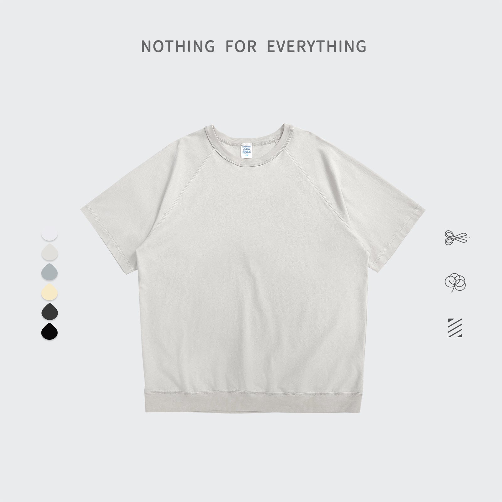 100% Cotton Oversized Tshirt  Blank Stock Mens Tshirt